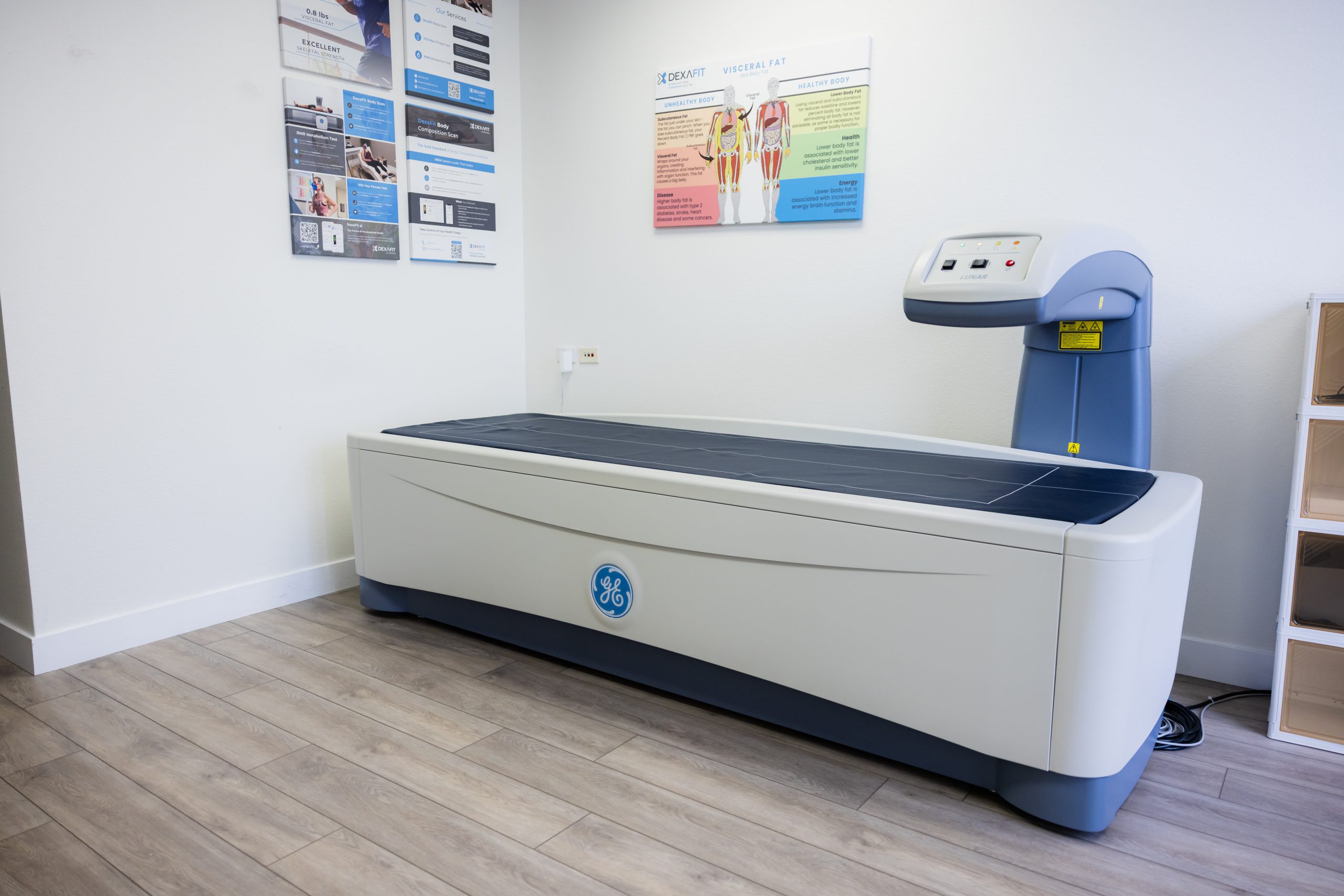 DEXA body composition scan at NAWRA