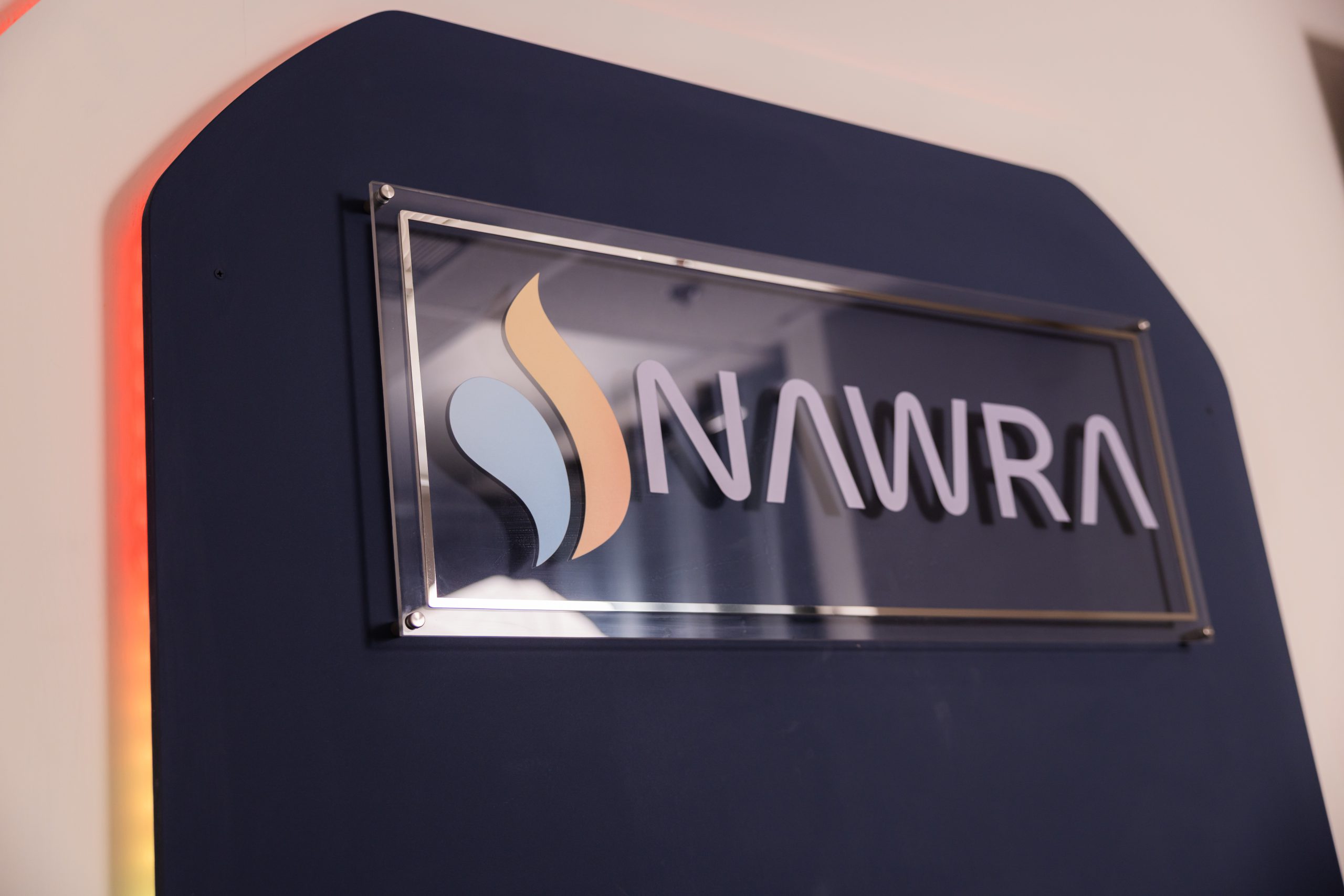 NAWRA studio signage