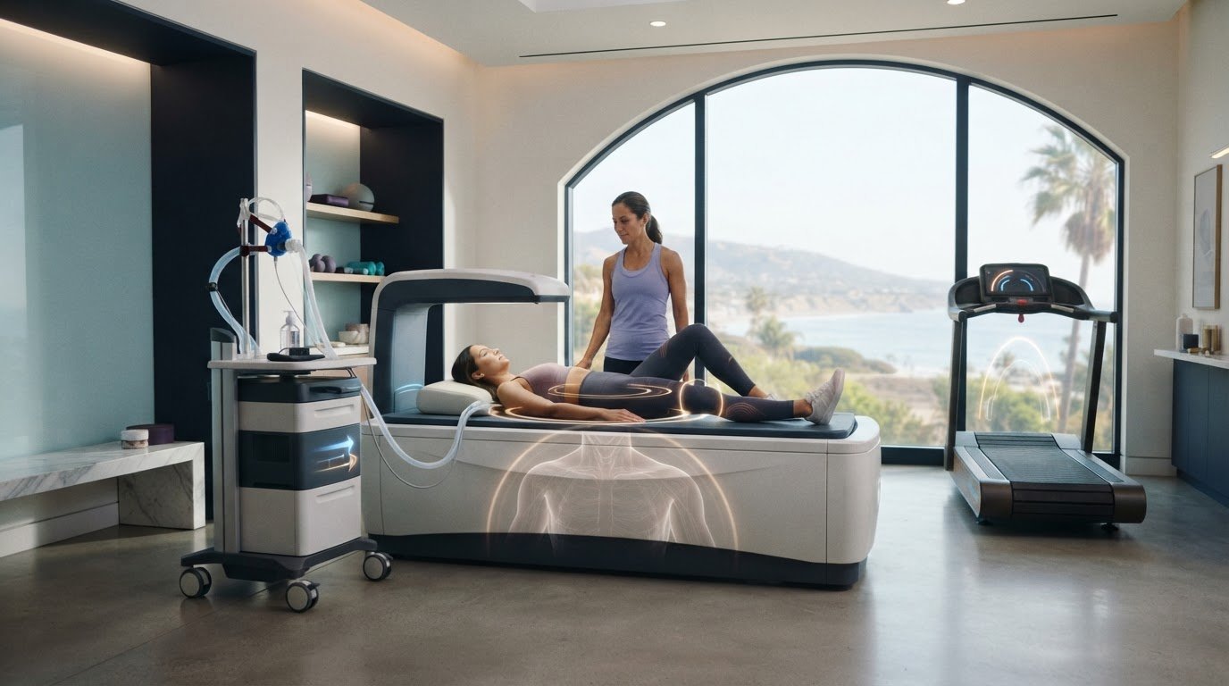 Fitness baseline testing clinic for body composition and metabolism